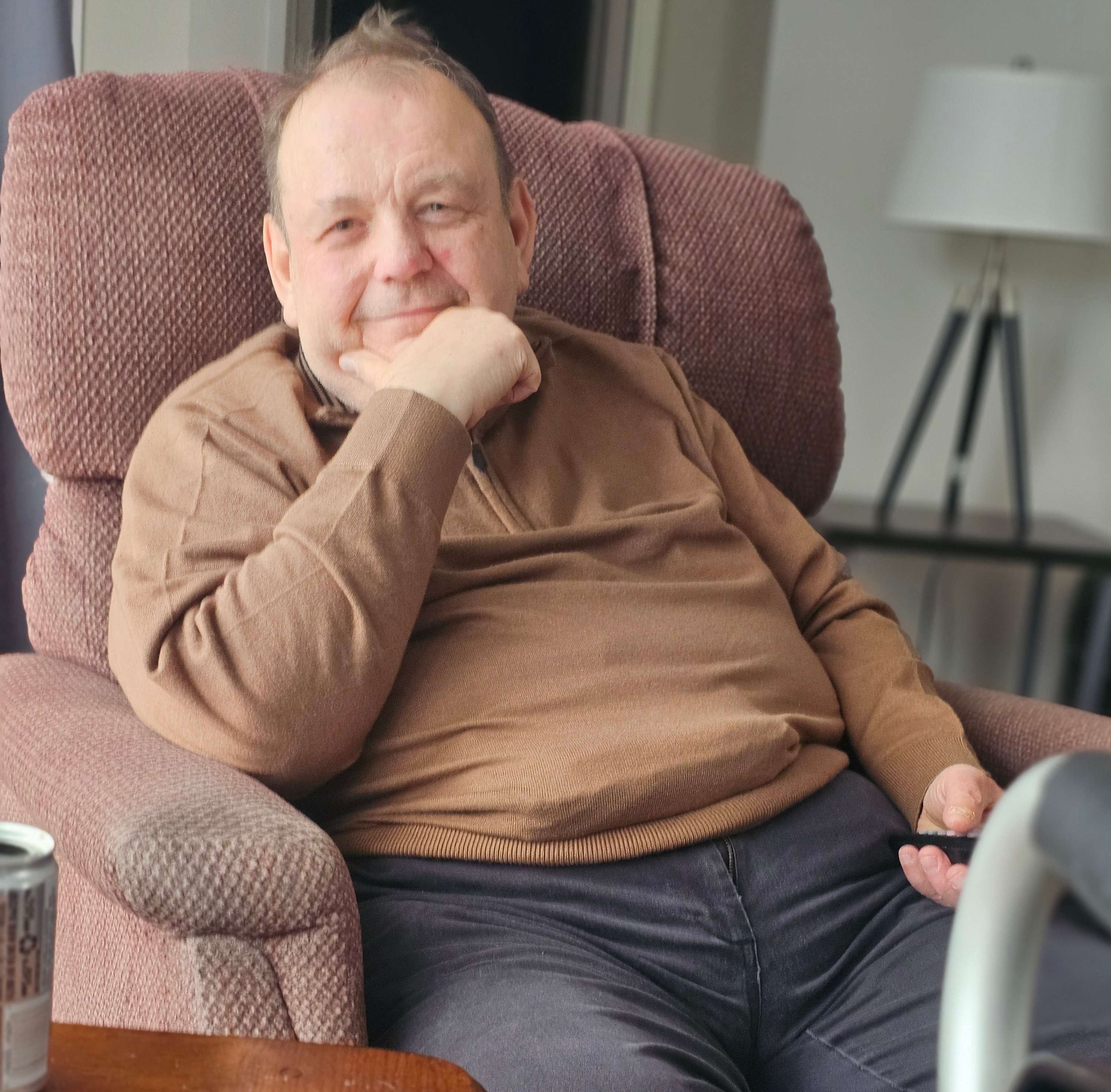 A person smiling