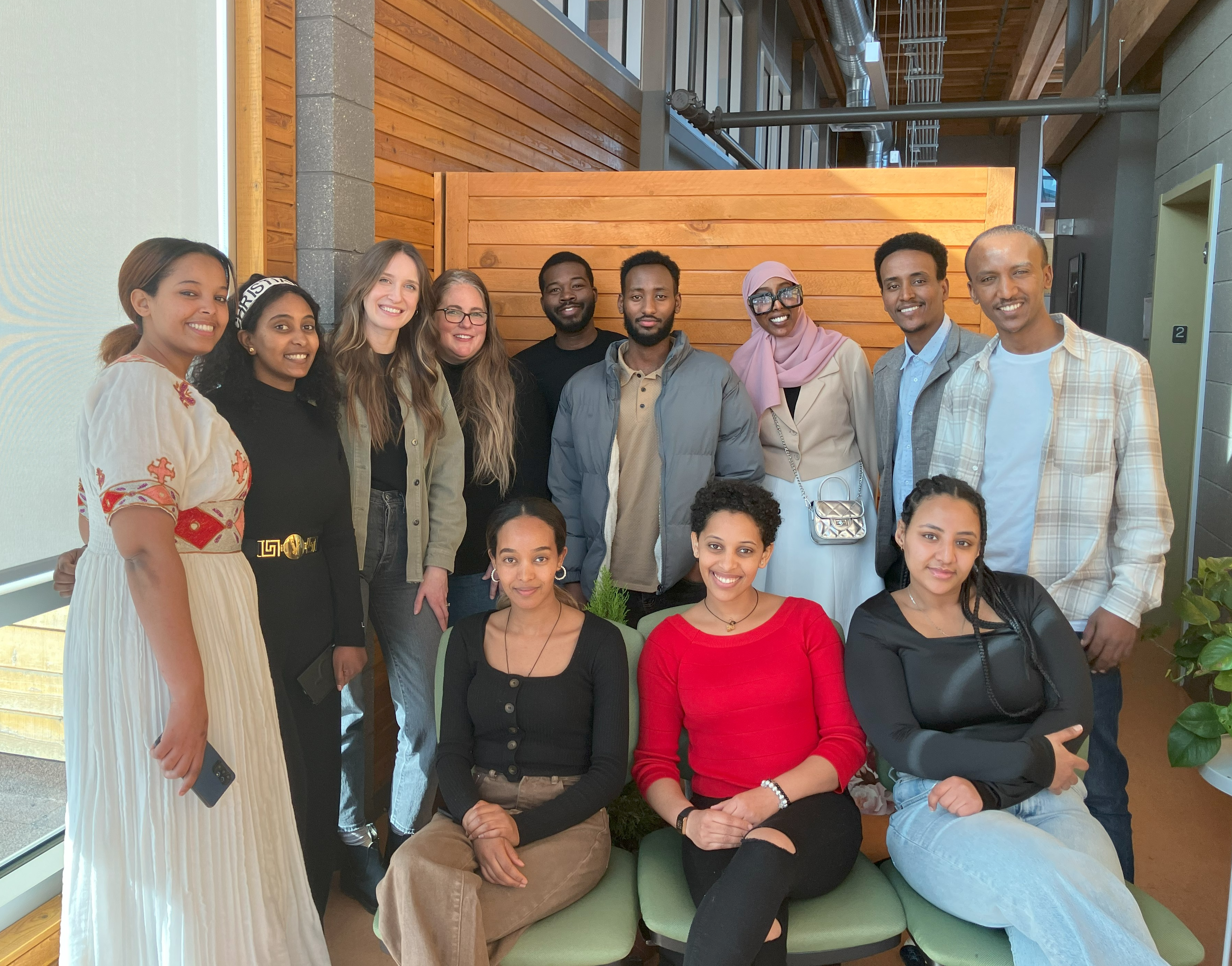 A group of LEEP team members