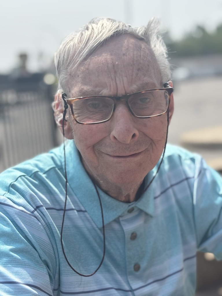A member looking at the camera